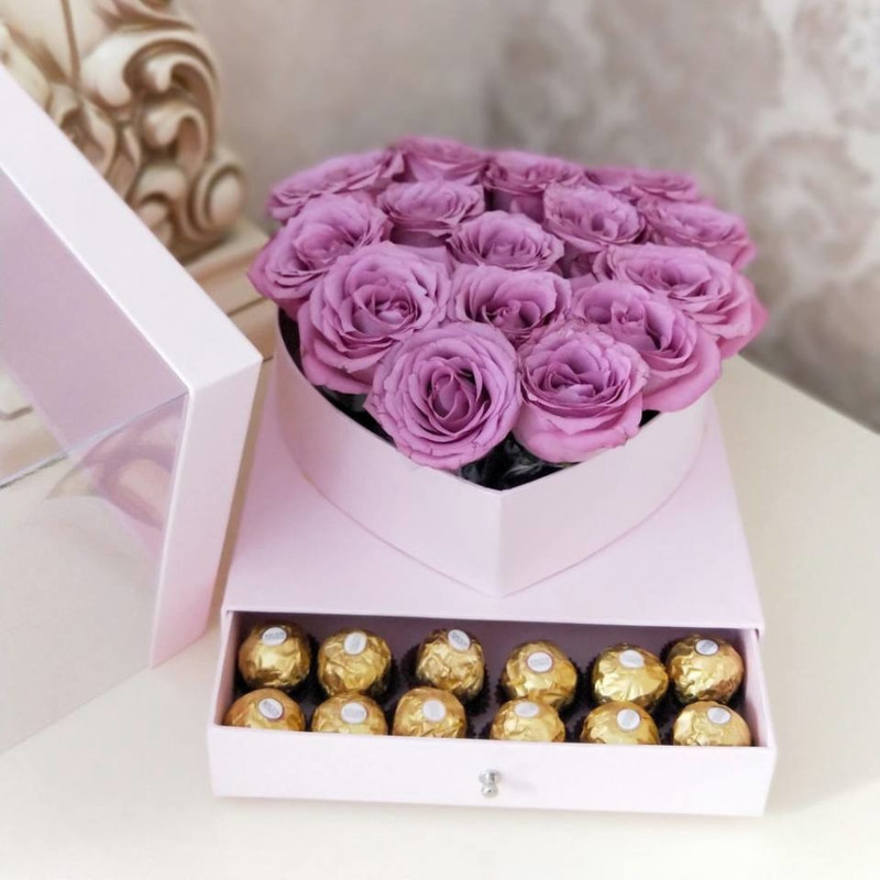 Roses in a candy box, standart