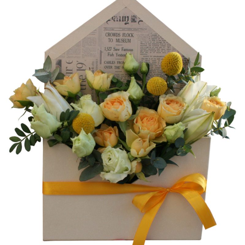 Envelope with flowers "Solar Message", standart