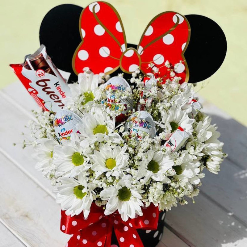Bouquet for girls "Minnie Mouse", standart