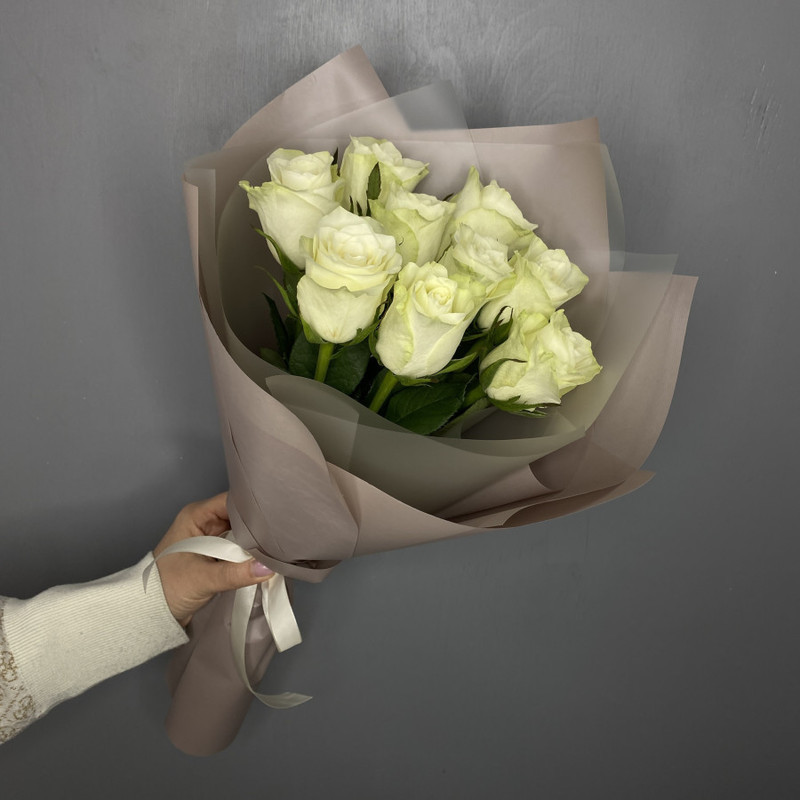 Bouquet "White roses", standart