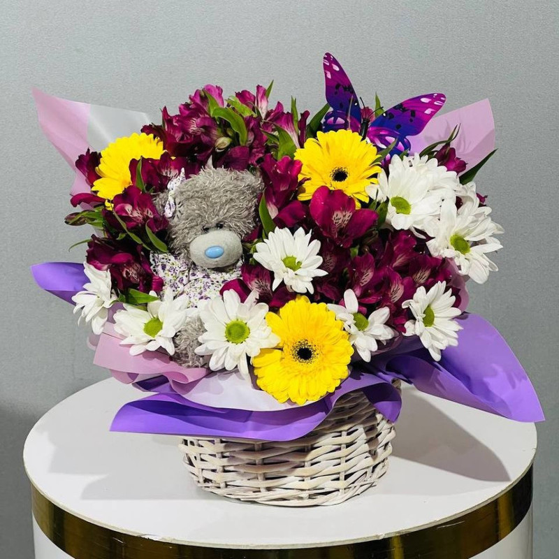 Bouquet for a girl at graduation from kindergarten, standart