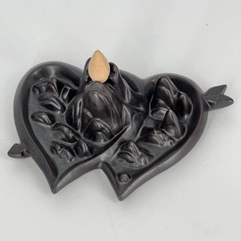 Incense holder "Two hearts"