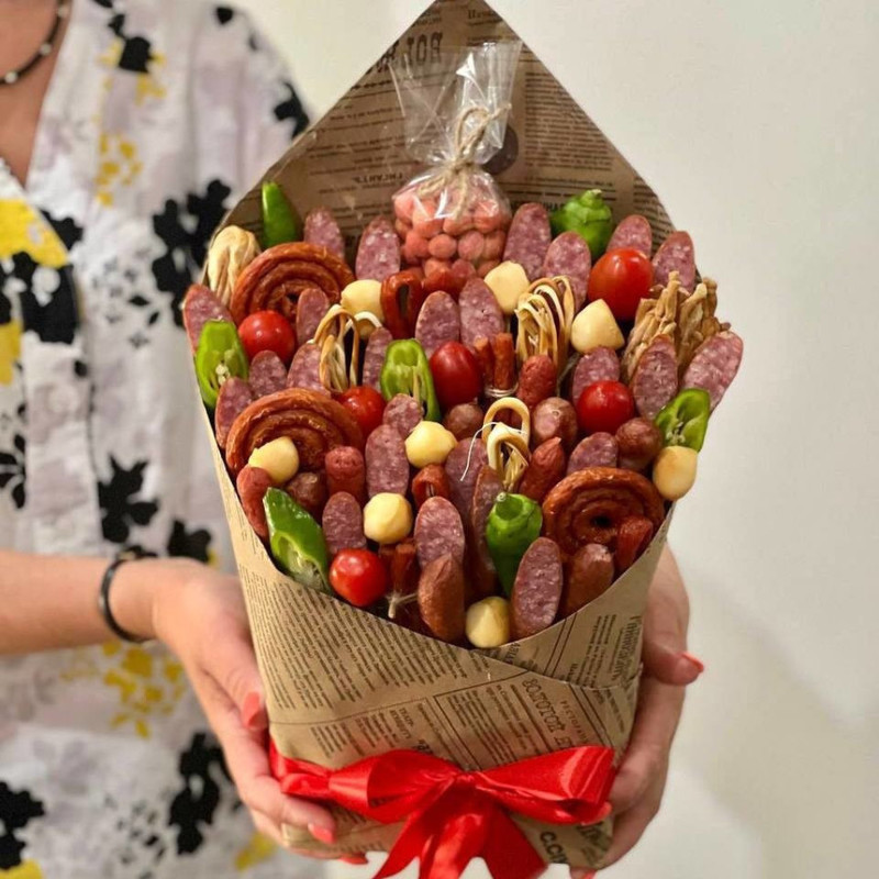 Bouquet of products in an envelope, standart