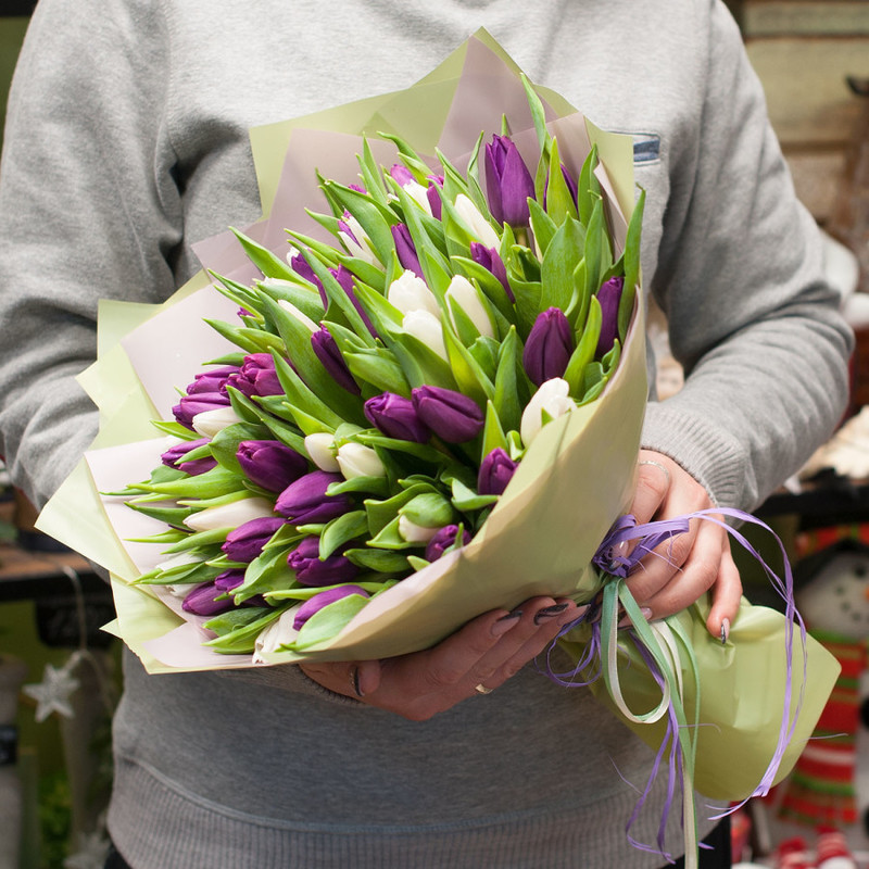 Bouquet of tulips "Copengpgen", standart