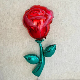 Foil balloon rose