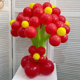 Bouquet of balloons-flowers 9pcs for March 8