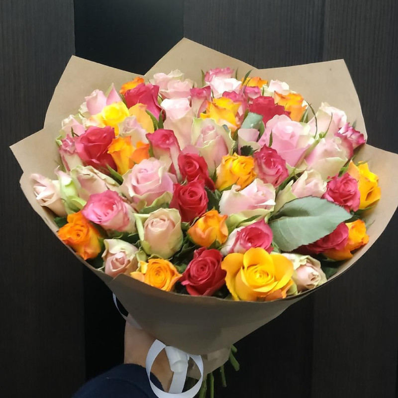 51 rose mix for your soulmate, standart