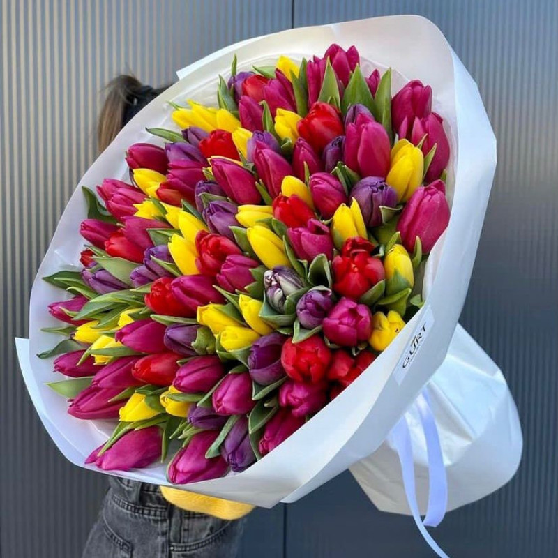 Bouquet 101 tulip mix, standart