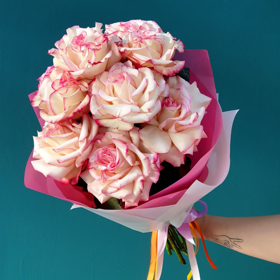 букет из французских роз фото