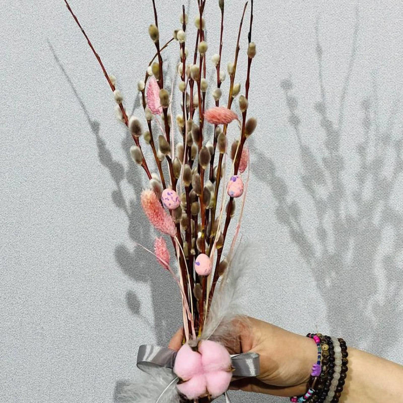 Bouquet of blooming willow, standart