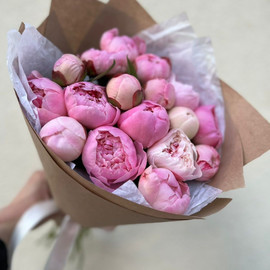Bouquet of the most delicate peonies for the most))