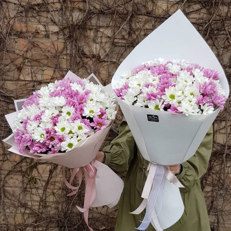 Bouquet with chrysanthemums, standart