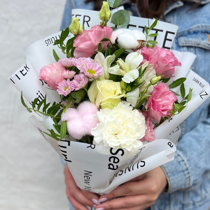 Bouquet Back to school pink, standart