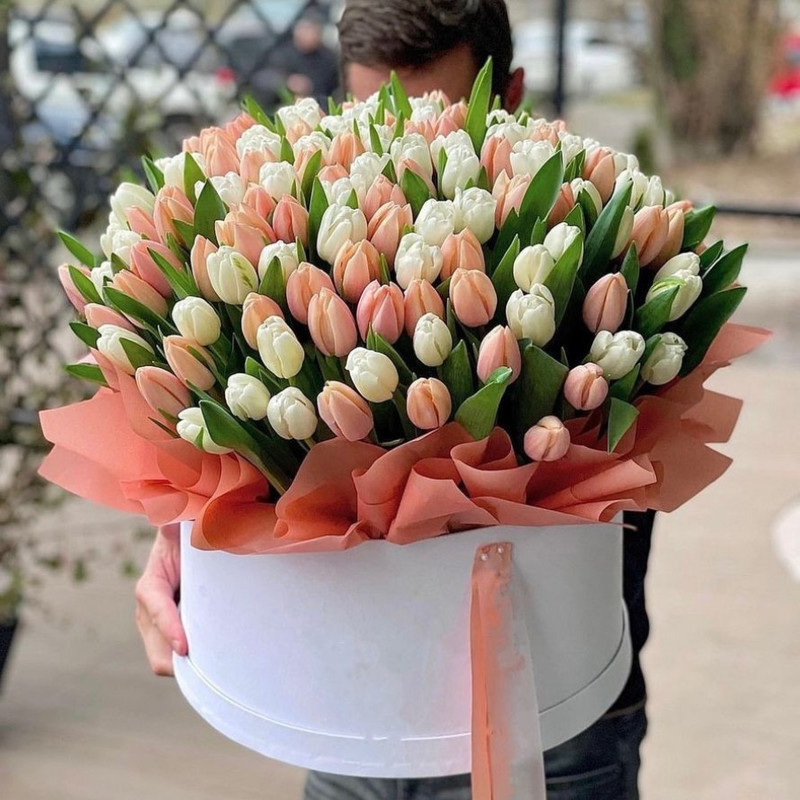 101 tulips in a box, standart