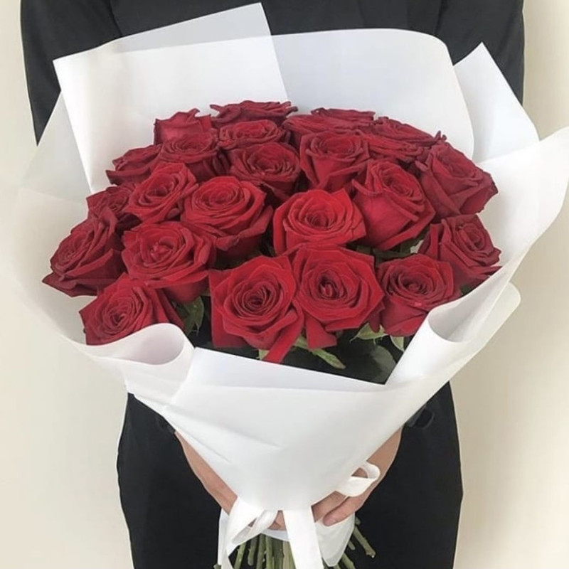 23 red roses, standart