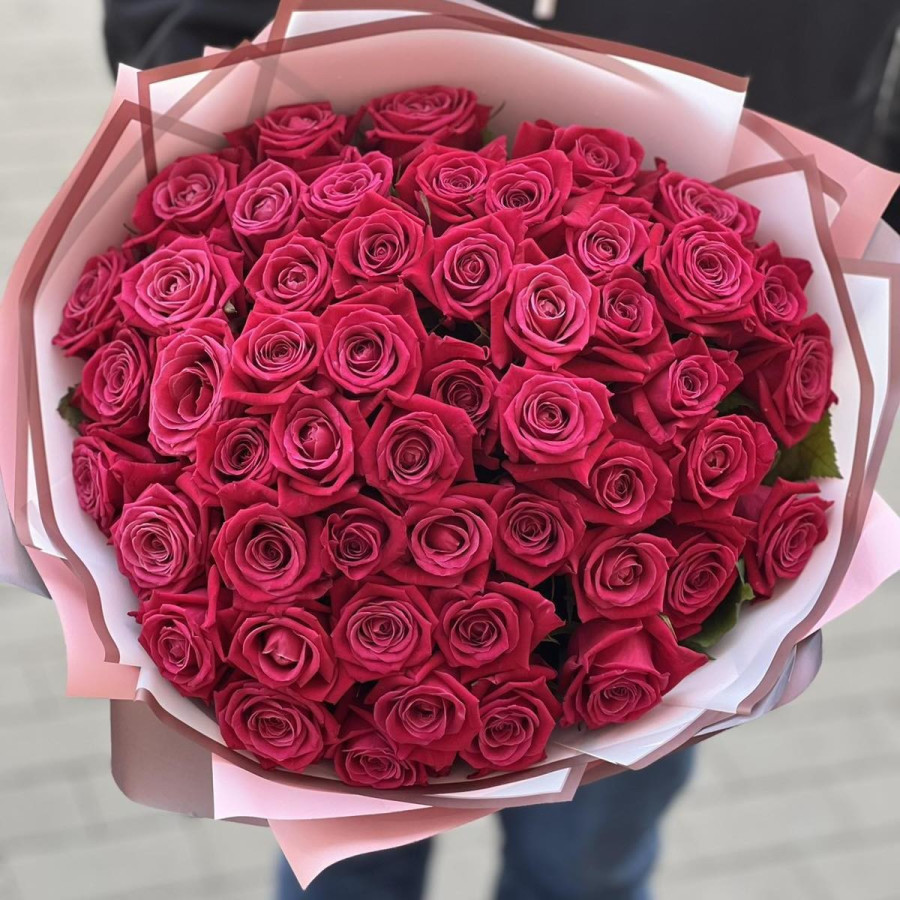 Bouquet of 51 roses, vendor code: 333079838, hand-delivered to Voronezh