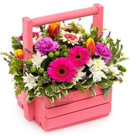 Flower box pink