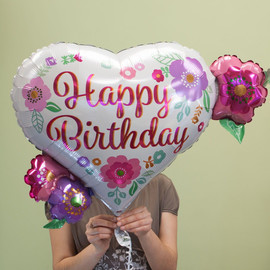 Balloon "Happy Birthday" (68 cm)