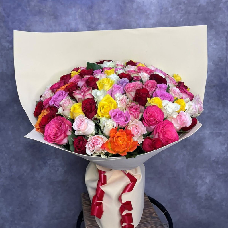 Bouquet of 101 roses Kenya 0064212, standart