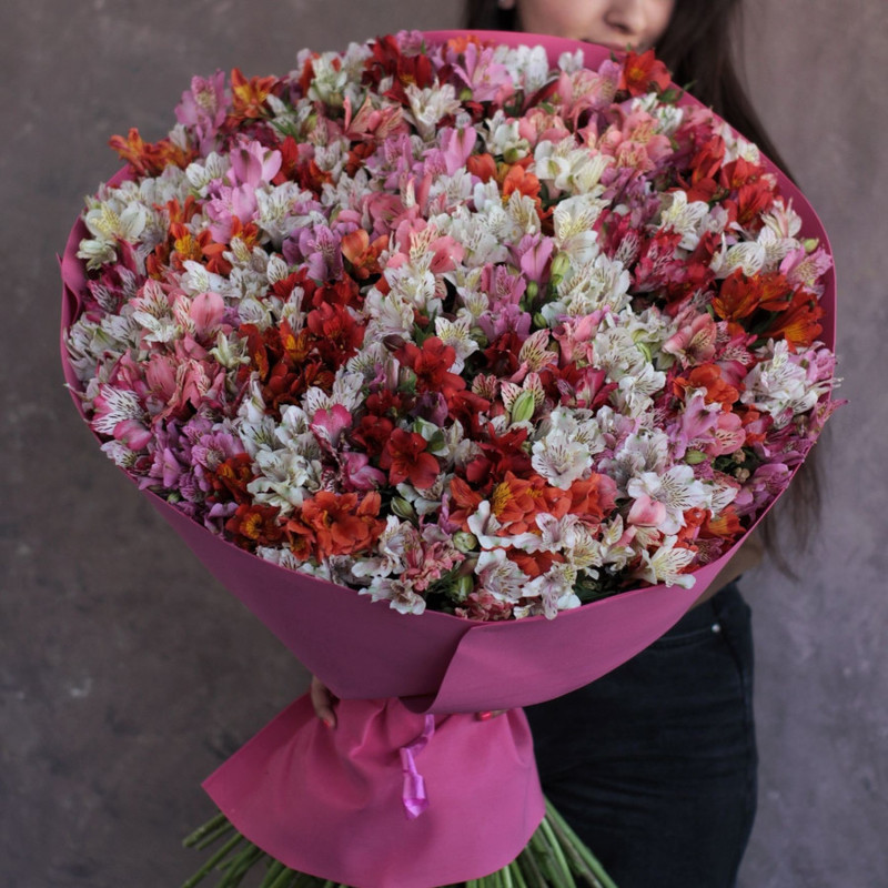Huge bouquet of alstroemerias SALE, standart