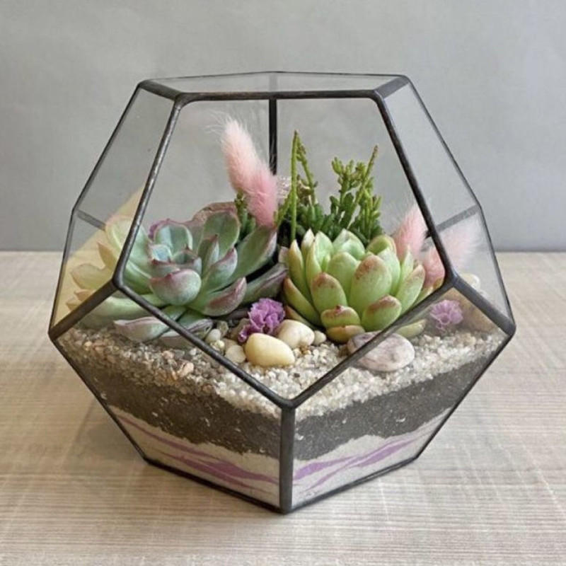 Geometric mini florarium, standart