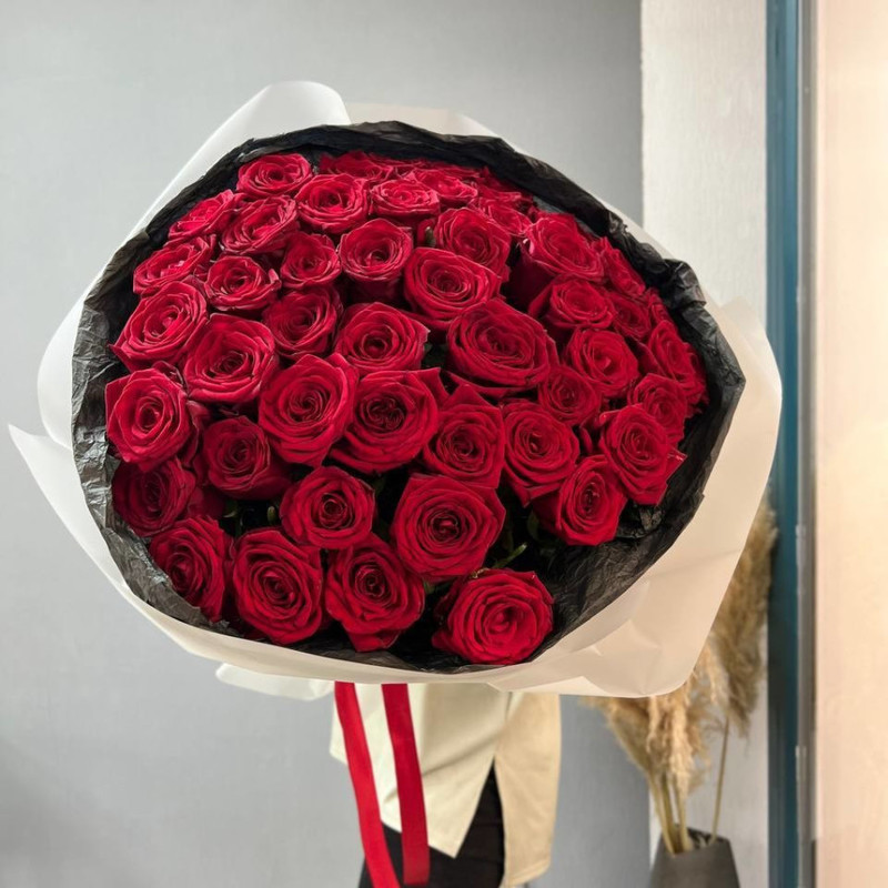 51 red roses, standart
