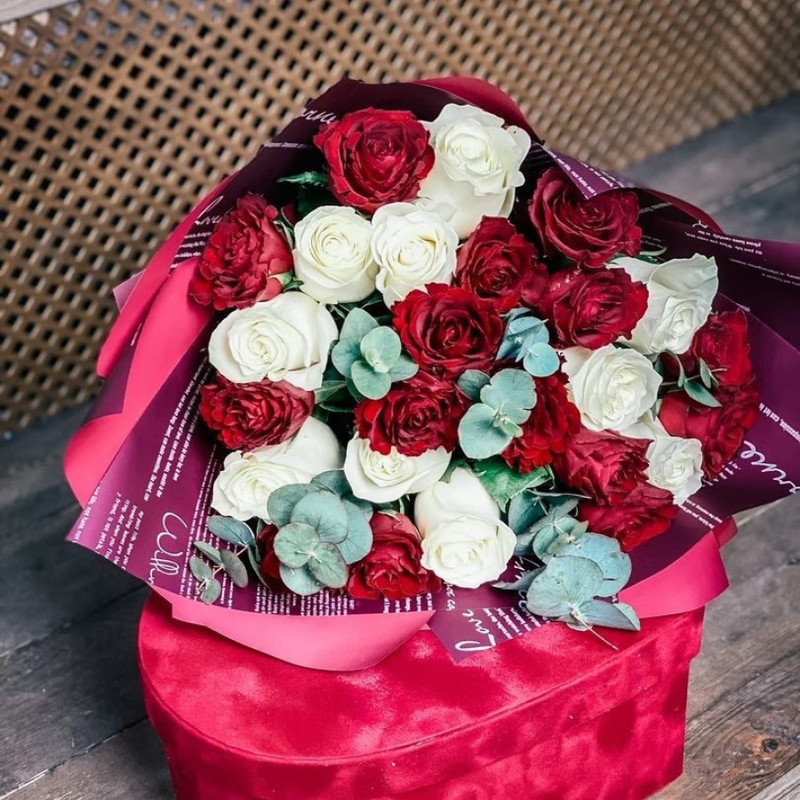 Bouquet of roses Bright mood, standart
