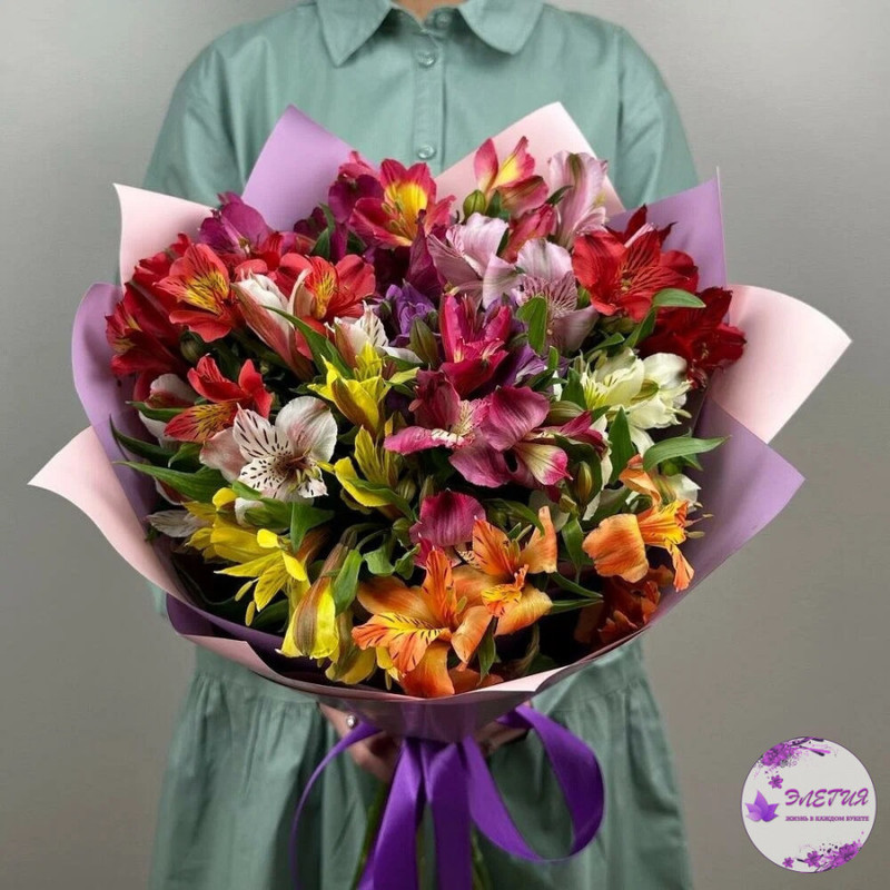 Bouquet of alstroemeria mix 11 pcs per package, standart