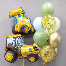Helium balloons for a boy
