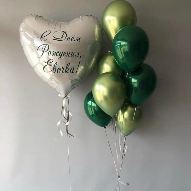 Balloons for a girl's birthday, standart