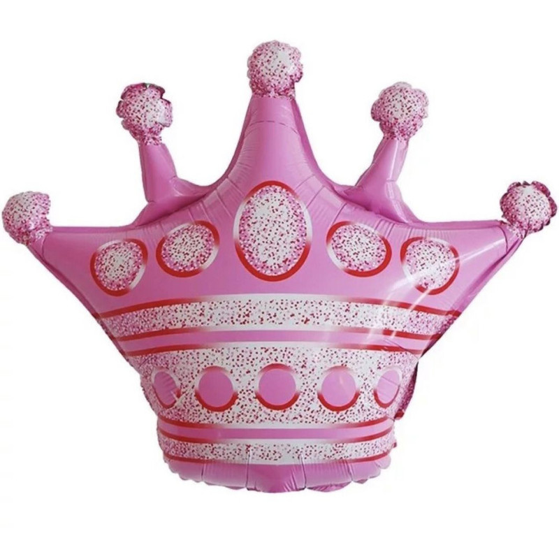 Шар большая розовая корона, стандартный
