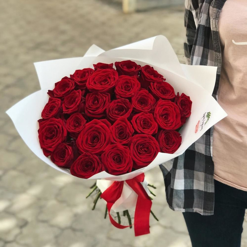 Bouquet of 25 roses for your loved ones, standart