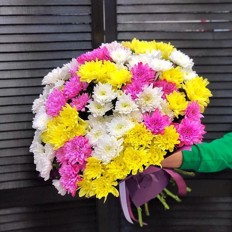 Bouquet of 21 spray chrysanthemums, standart