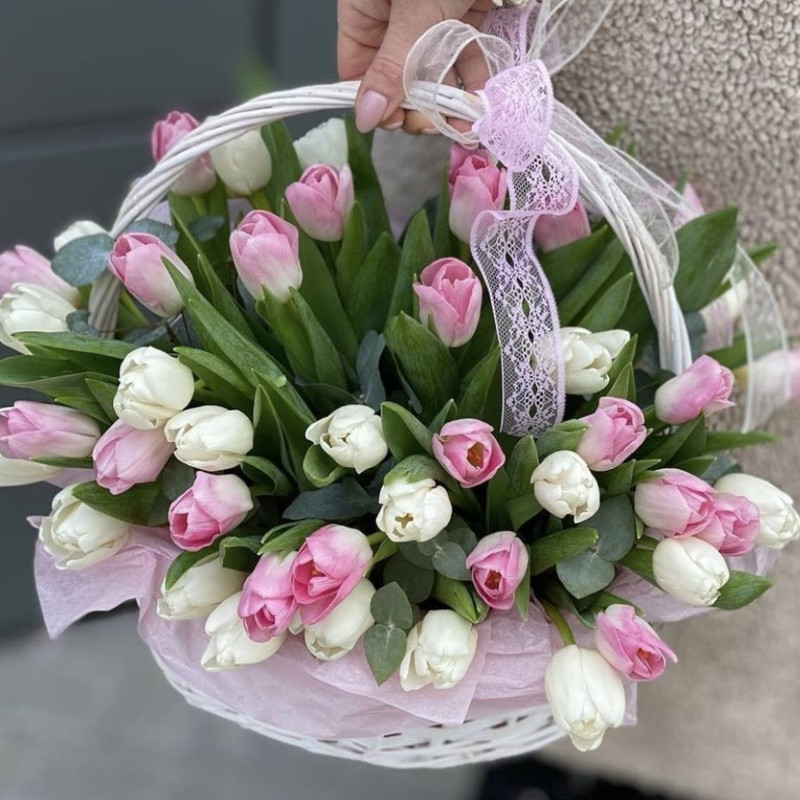 basket of tulips, standart