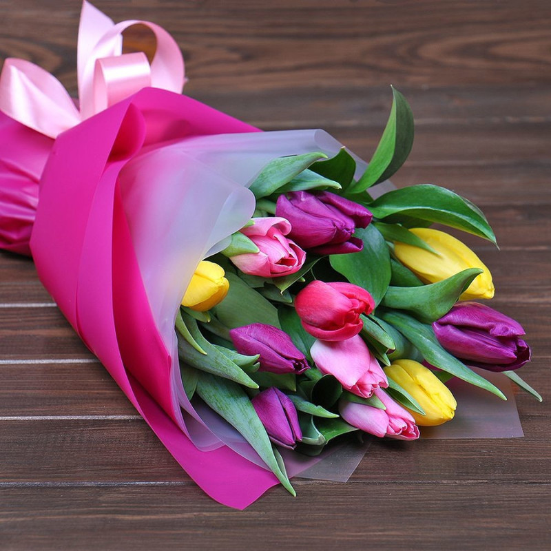 Bouquet of 11 tulips, standart