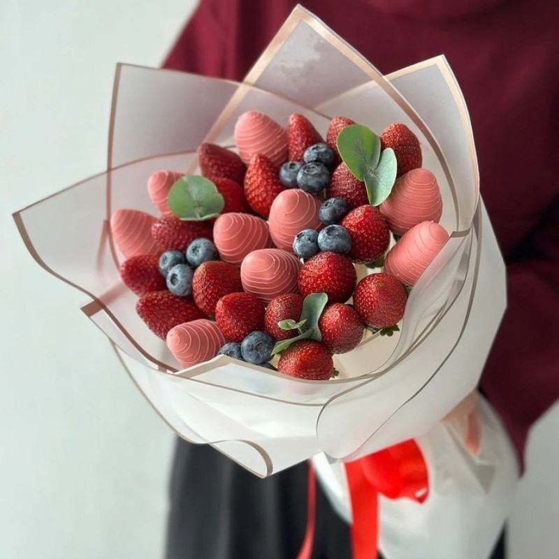 chocolate covered strawberries bouquet, standart