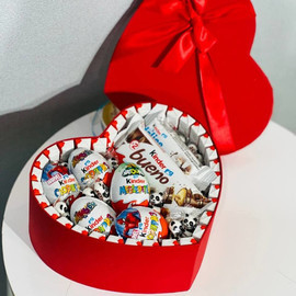 Gift box with kinder chocolate