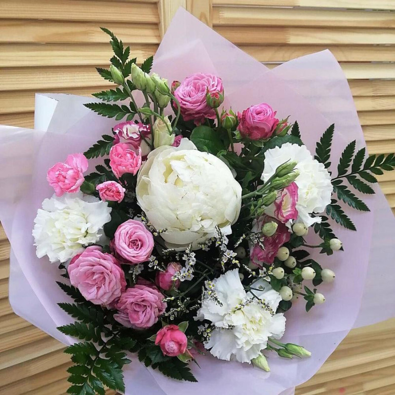 Bouquet with peony, standart
