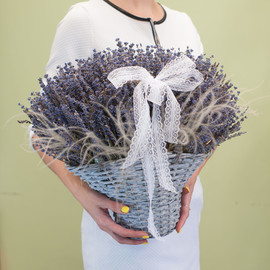 Basket with lavender "Lavender"