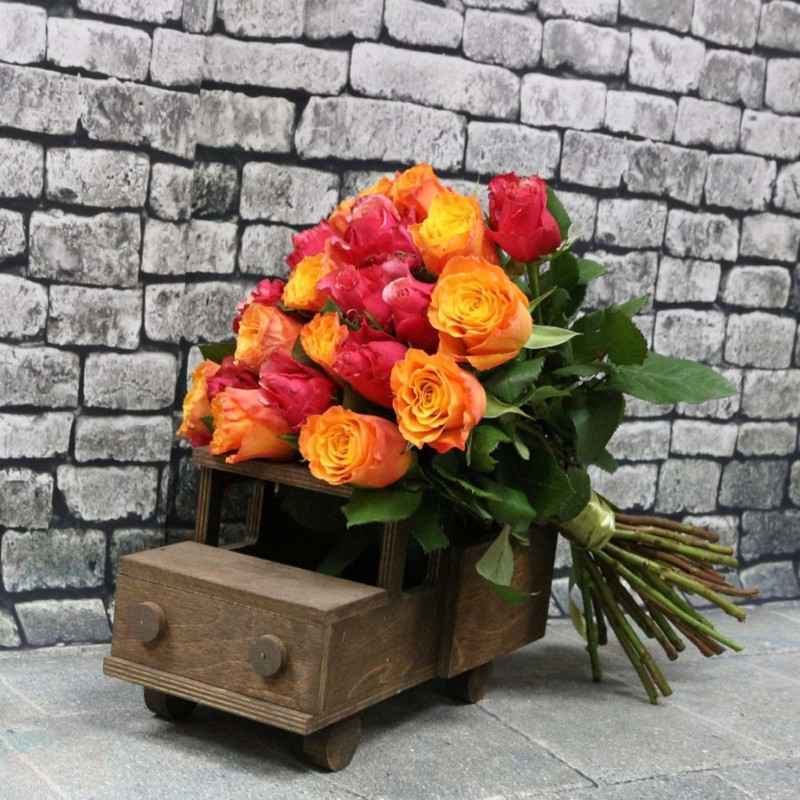 Bouquet of 25 roses Kenya 0063490, standart