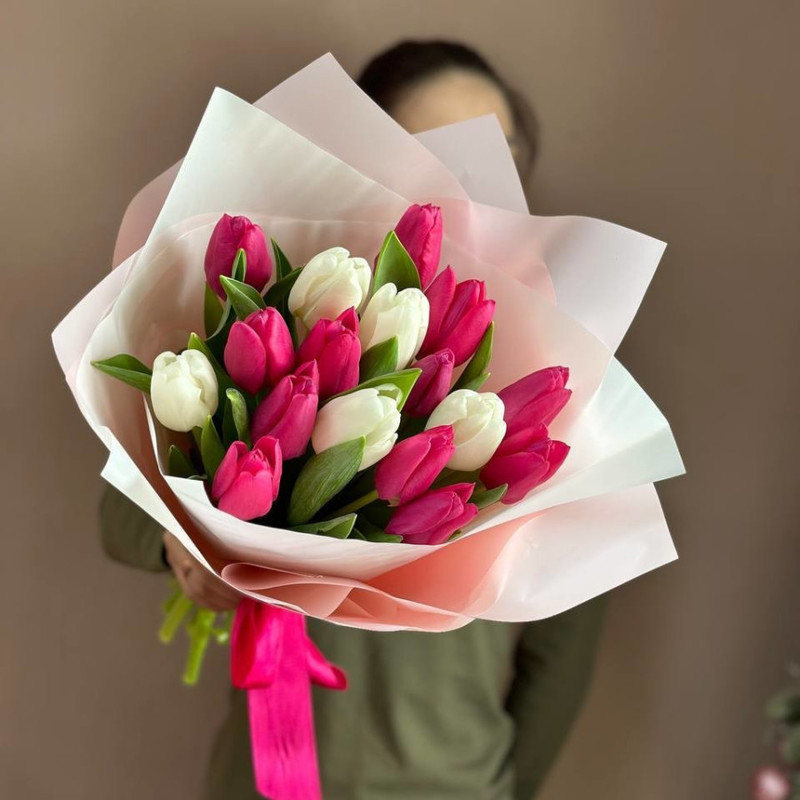 Bouquet of 15 tulips, standart