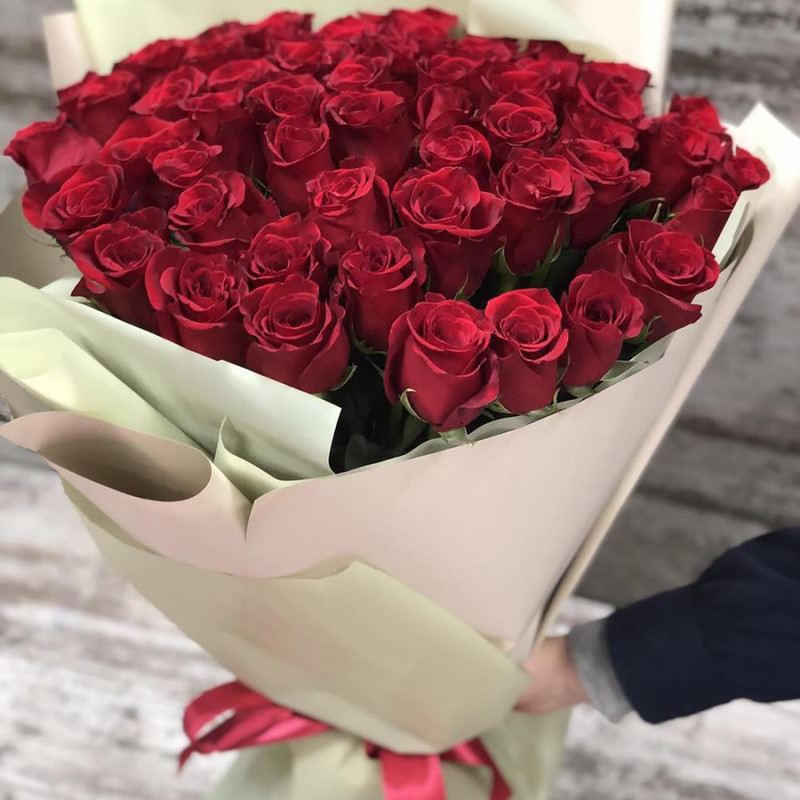 51 roses in Korean packaging, standart