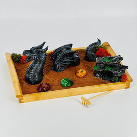 Настольный дзен сад с китайским драконом