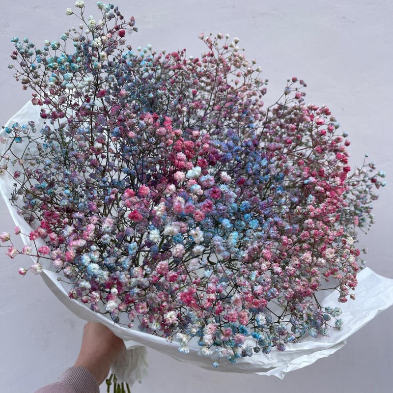 Bouquet compliment of colored gypsum, standart