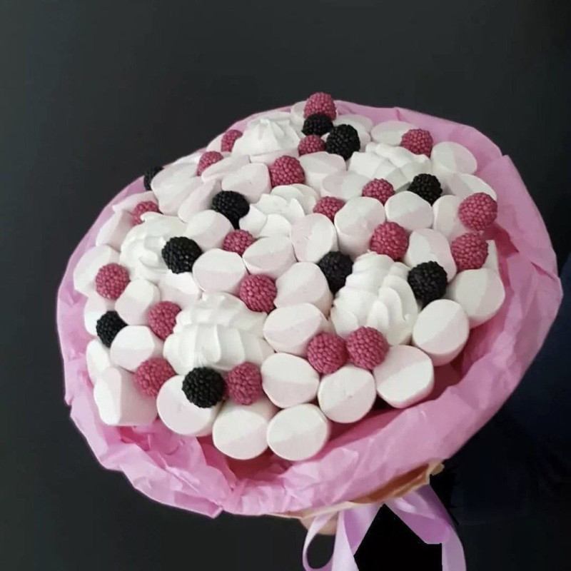 Sweet bouquet of marshmallows, standart