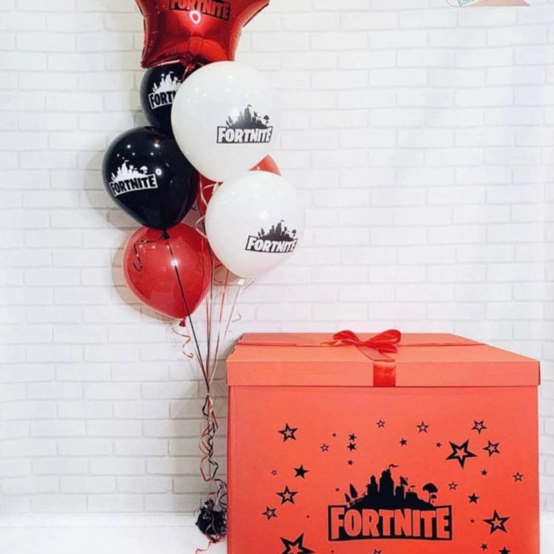 Surprise box with Fortnite balls, standart