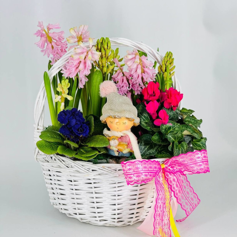 Bouquet of sweets with a toy, standart