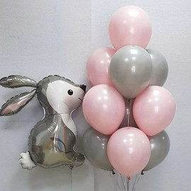 Воздушные шары с кроликом
