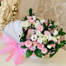 Bouquet for a girl's discharge