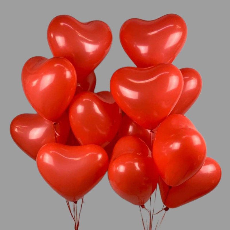 Composition of balloons-hearts Fountains of love, standart